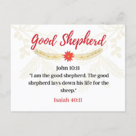 Dag 8. Namen van Jezus | Good Shepherd | Advent  Briefkaart