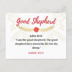 Dag 8. Namen van Jezus   Good Shepherd   Advent  Briefkaart