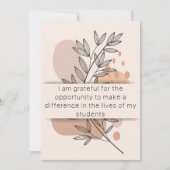 Dag 9 Docentenbevestiging Dagelijkse Kaart Geestel (Voorkant)