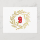 Dag 9. Namen van Jezus | Prachtige raadsman Advent Briefkaart (Voorkant)