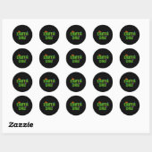Dag 9 van de Aarde Ronde Sticker (Vel)