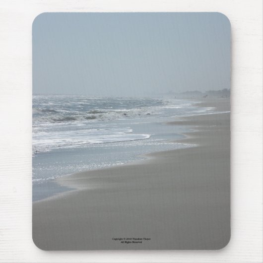 "Dag aan het strand" mousepad Muismat (Voorkant)