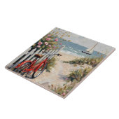 Dag aan het strand tegeltje (Zijkant)