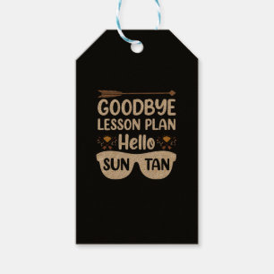 Dag Afscheid Lesplannen Hallo Zonnebrand Leraar Zo Cadeaulabel