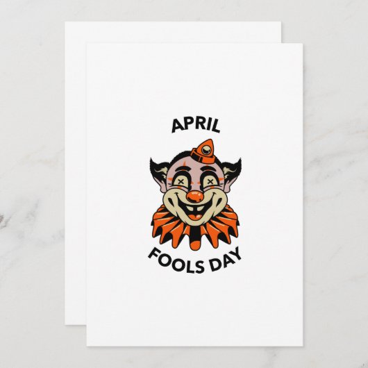 Dag april aankondiging (Voorkant / Achterkant)