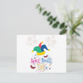 dag april briefkaart (Staand voorkant)