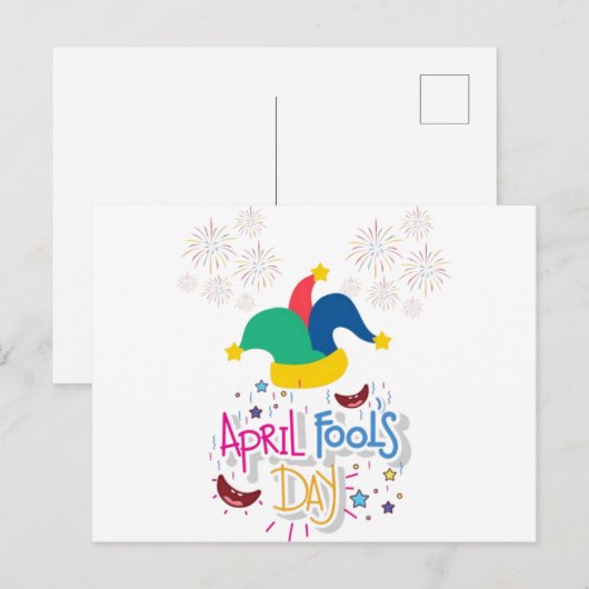 dag april briefkaart (Voorkant / Achterkant)