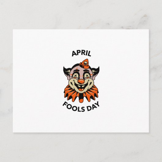 Dag april feestdagenkaart (Voorkant)