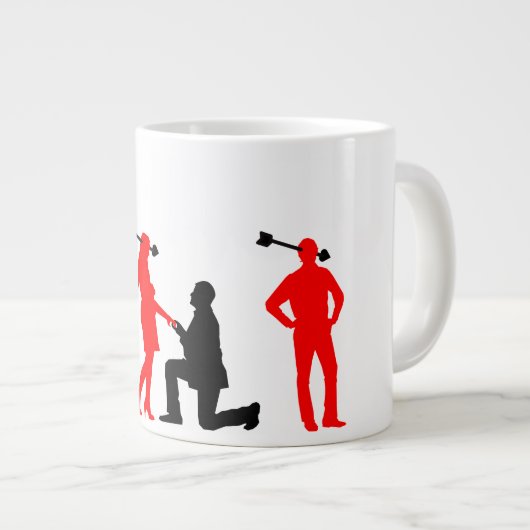 Dag april grote koffiekop (Voorkant rechts)