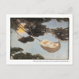 Dag, Baby Nursery Rhyme Briefkaart