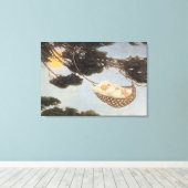 Dag, Baby Nursery Rhyme Canvas Afdruk (Insitu (Houten vloer))