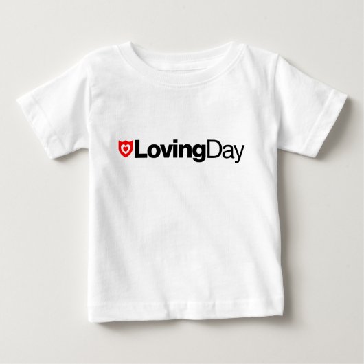 Dag Baby T-shirt van de liefhebber (Voorkant)