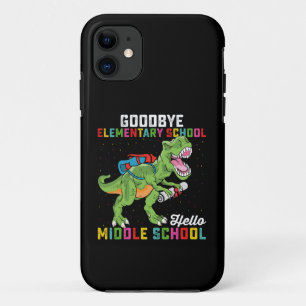 Dag basisschool, hallo middelbare school T Rex Case-Mate iPhone Case