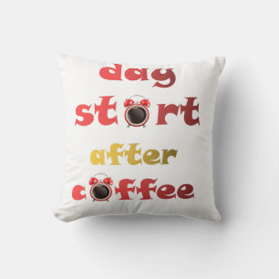 dag begint na koffie kussen