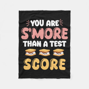 Dag ben je meer dan een test score leraar student fleece deken