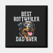 Dag. Beste rottweiler vader ooit hond vader Magneet (Voorkant)