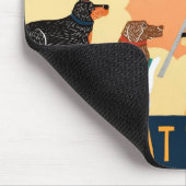 Dag bij de Beach Mousepad - Stephen Huneck Muismat (Hoek)