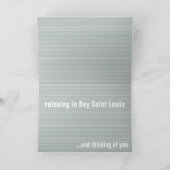 "dag bij de eendvijver." Het Saint Louis die van Kaart (Binnen)
