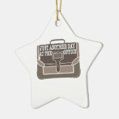 Dag bij de Kantoor Keramisch Ornament (Links)