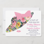 Dag bij de Races Bridal Shower Uitnodiging (Voorkant)