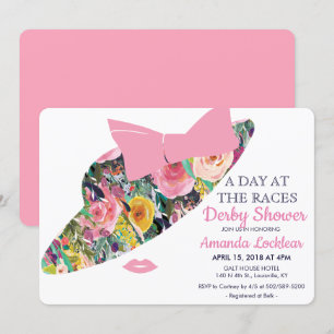 Dag bij de Races Bridal Shower Uitnodiging