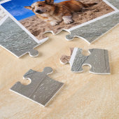 Dag bij de Sjabloon van de Beach Photo Collage Legpuzzel (Zijkant)