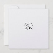 Dag bij de Spa-uitnodigingen Kaart (Achterkant)