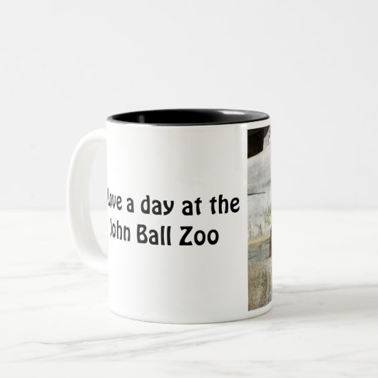 DAG BIJ DE ZOO TWEEKLEURIGE KOFFIEMOK (Voorkant links)