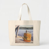 Dag bij het meer van 1996 grote tote bag (Voorkant)