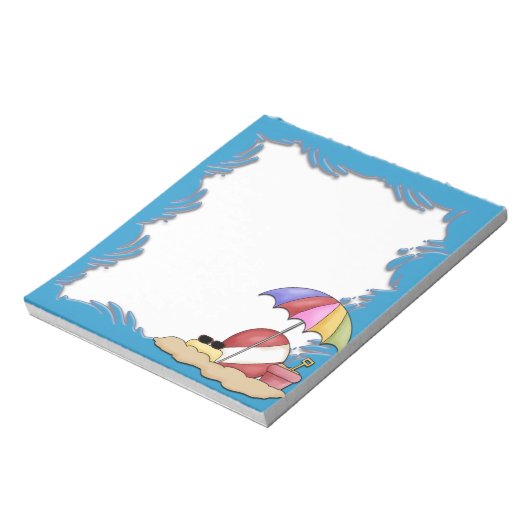 Dag bij het strand Notitieblok (Linkerzijde)