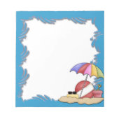 Dag bij het strand Notitieblok (Voorkant)