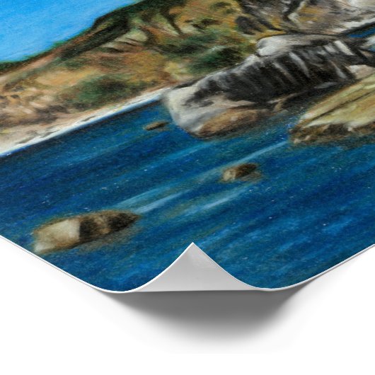 Dag bij het strand poster (Hoek)