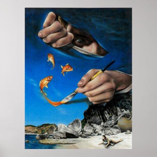 Dag bij het strand poster (Voorkant)