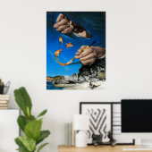 Dag bij het strand poster (Thuiskantoor)