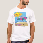 Dag bij het strand t-shirt (Voorkant)