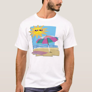 Dag bij het strand t-shirt