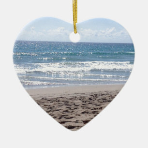 Dag bij strand keramisch ornament