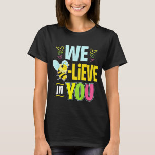 Dag bijen testen Shirten voor vrouwen leraar geloo T-shirt