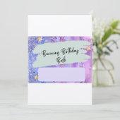 Dag binnenste, trampoline park verjaardagsuitnodig kaart (Staand voorkant)