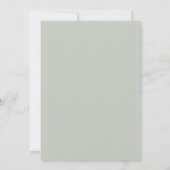 Dag Blush Peach Mint Moss Sage Groen Vrijgezellenf Kaart (Achterkant)