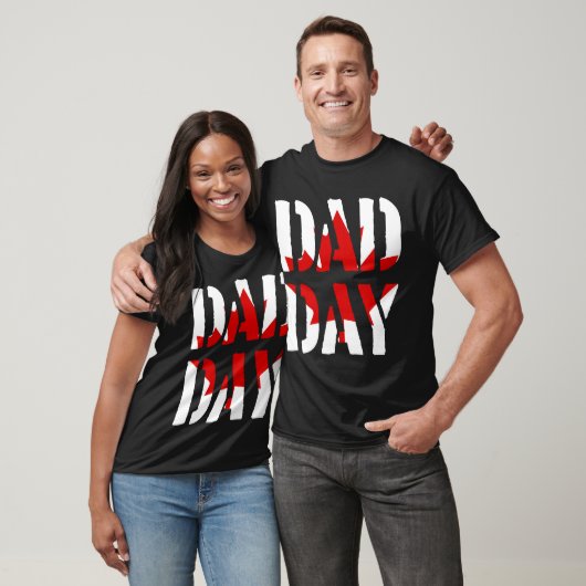 DAG Canada Happy Vaderdag. T-shirt (Unisex)