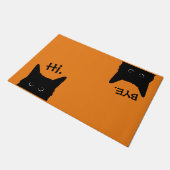 Dag Cat Doormat New Home Gift Weddenschap Gift Deurmat (Schuin)