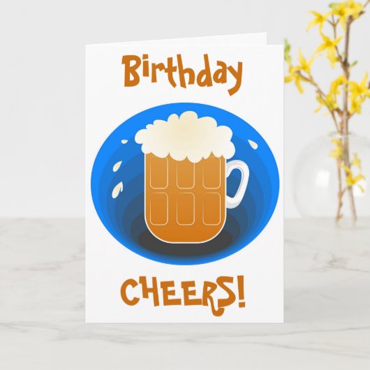 Dag Cheers. Kaart (Gele Bloem)