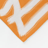 Dag Count Pattern Wit op elke kleur Fleece Blanke (Hoek)