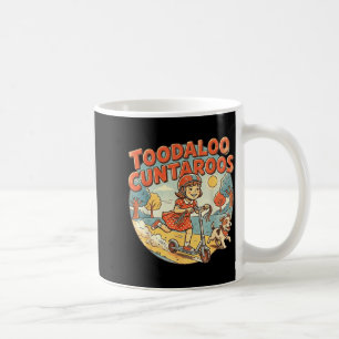 Dag cuntaroos sarcastisch grappig retro afscheid koffiemok