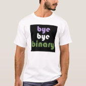 Dag Dag Binary T-shirt (Voorkant)