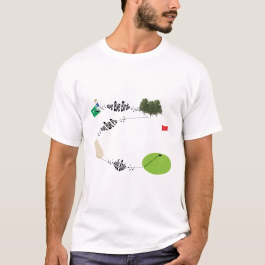 Dag Dag Birdie T-shirt (Voorkant)