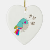 Dag Dag Birdy Keramisch Ornament (Rechts)