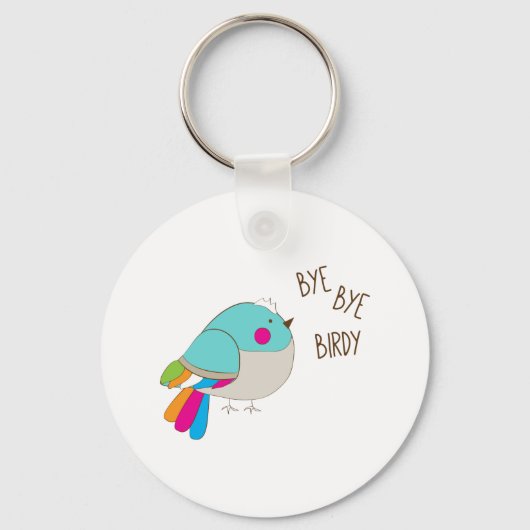Dag Dag Birdy Sleutelhanger (Voorkant)