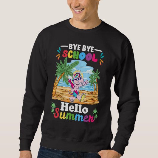 Dag Dag Dag Dag School Hallo Zomeruitval vorige da Trui (Voorkant)